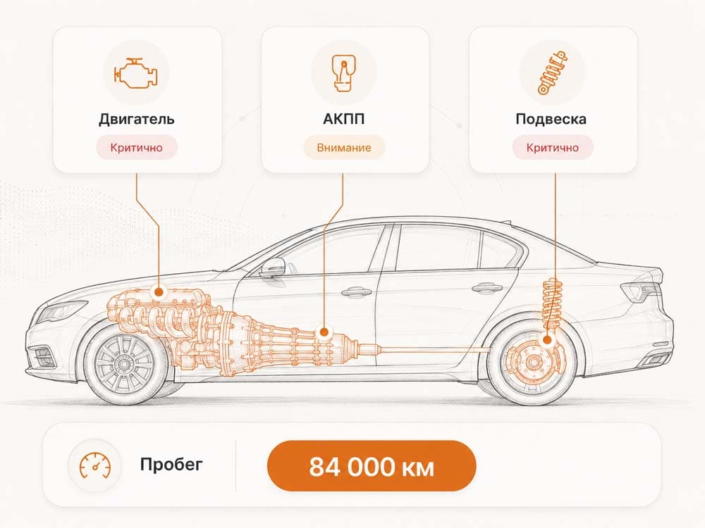 Разбор слабых мест автомобиля по модели и пробегу